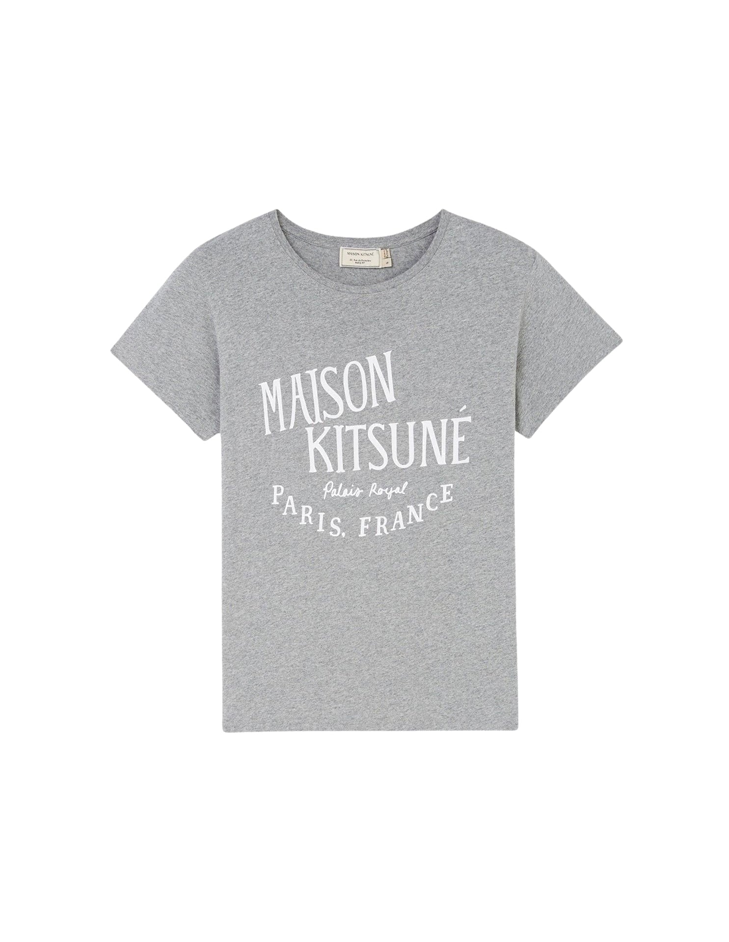 T-shirt à col rond - Grey Melange