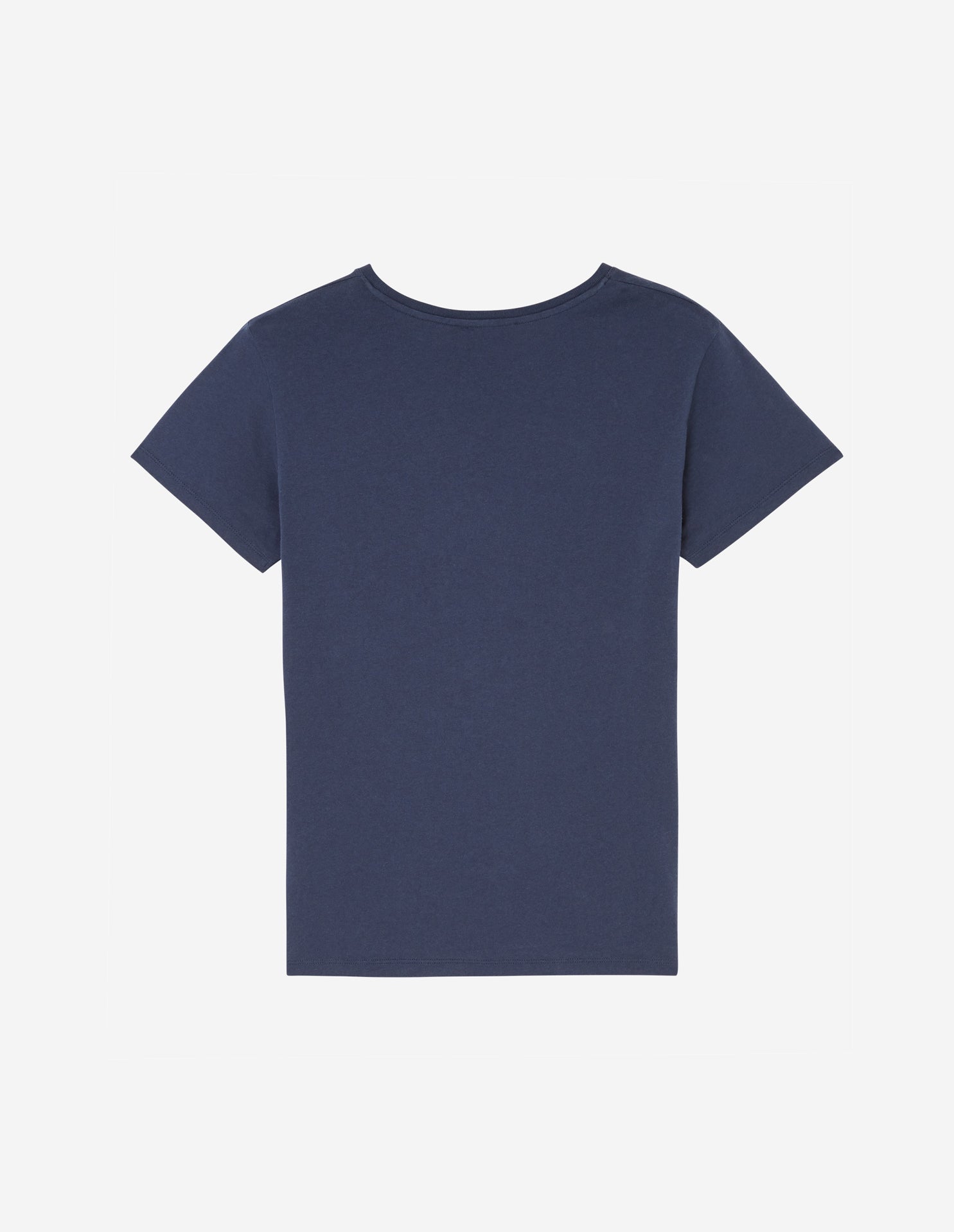 T-shirt à col rond avec inscription - Navy