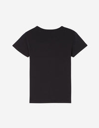 T-shirt à encolure arrondie - Black