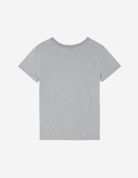 T-shirt à encolure arrondie - Grey Melange
