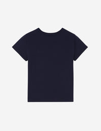T-shirt à encolure arrondie - Navy