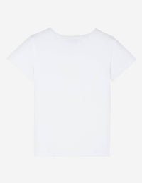 T-shirt à encolure arrondie - White