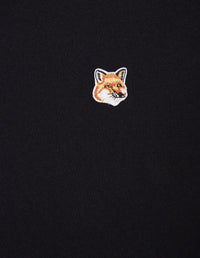 T-shirt à col rond avec écusson - Black