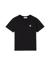 T-shirt à col rond avec écusson - Black
