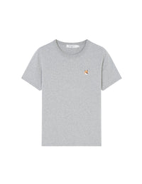 T-shirt à col rond avec écusson - Grey Melange