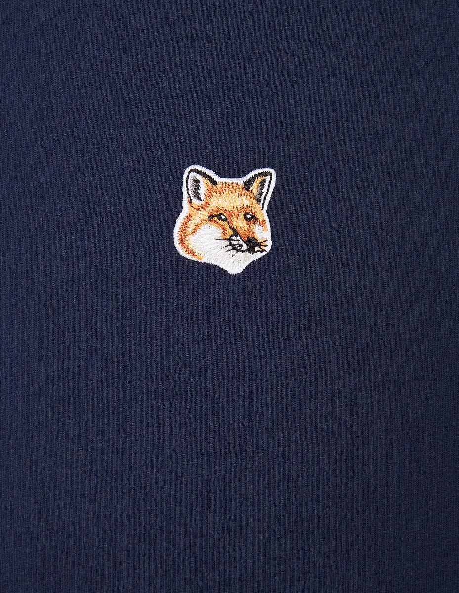 T-shirt à col rond avec écusson - Navy