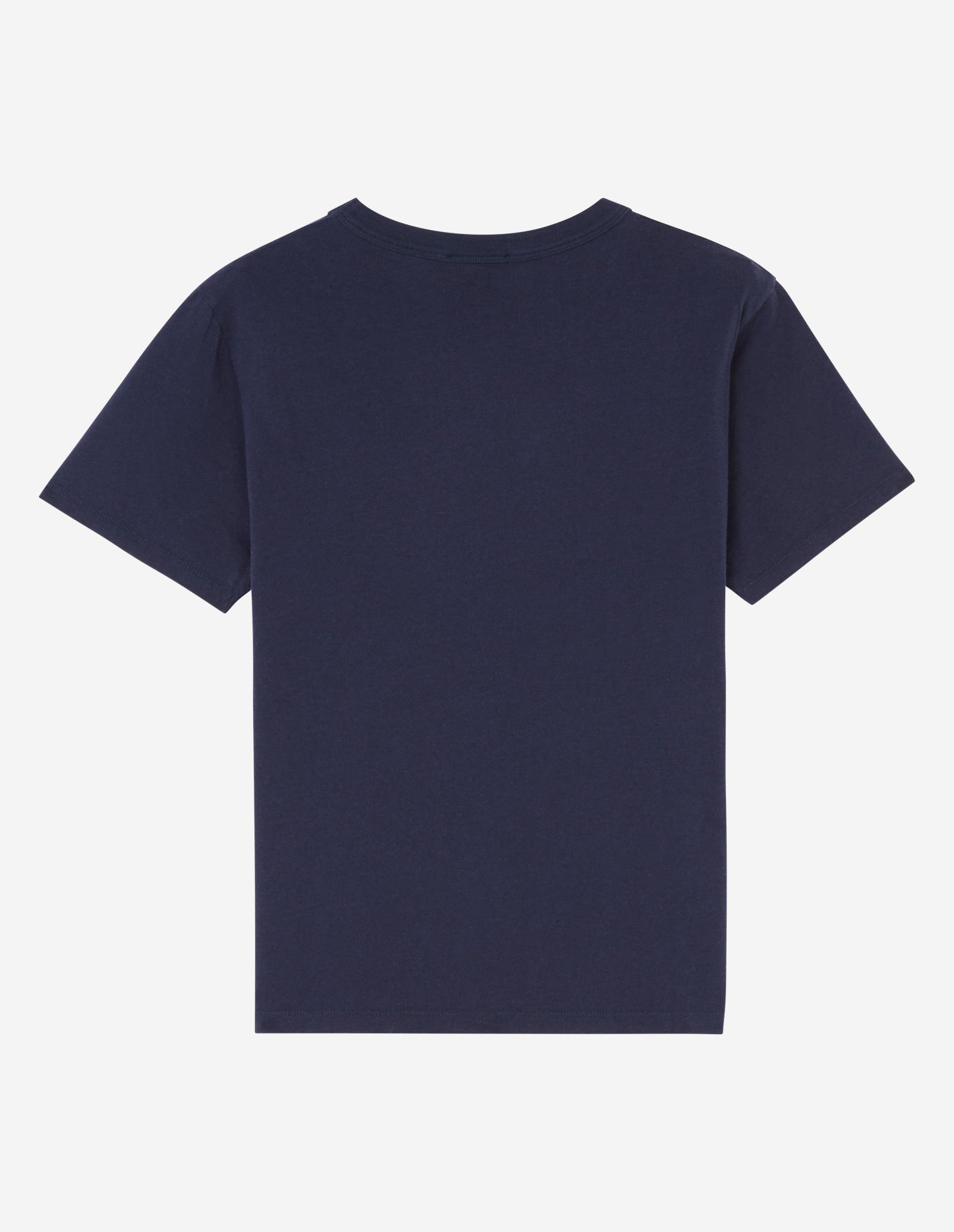 T-shirt à col rond avec écusson - Navy