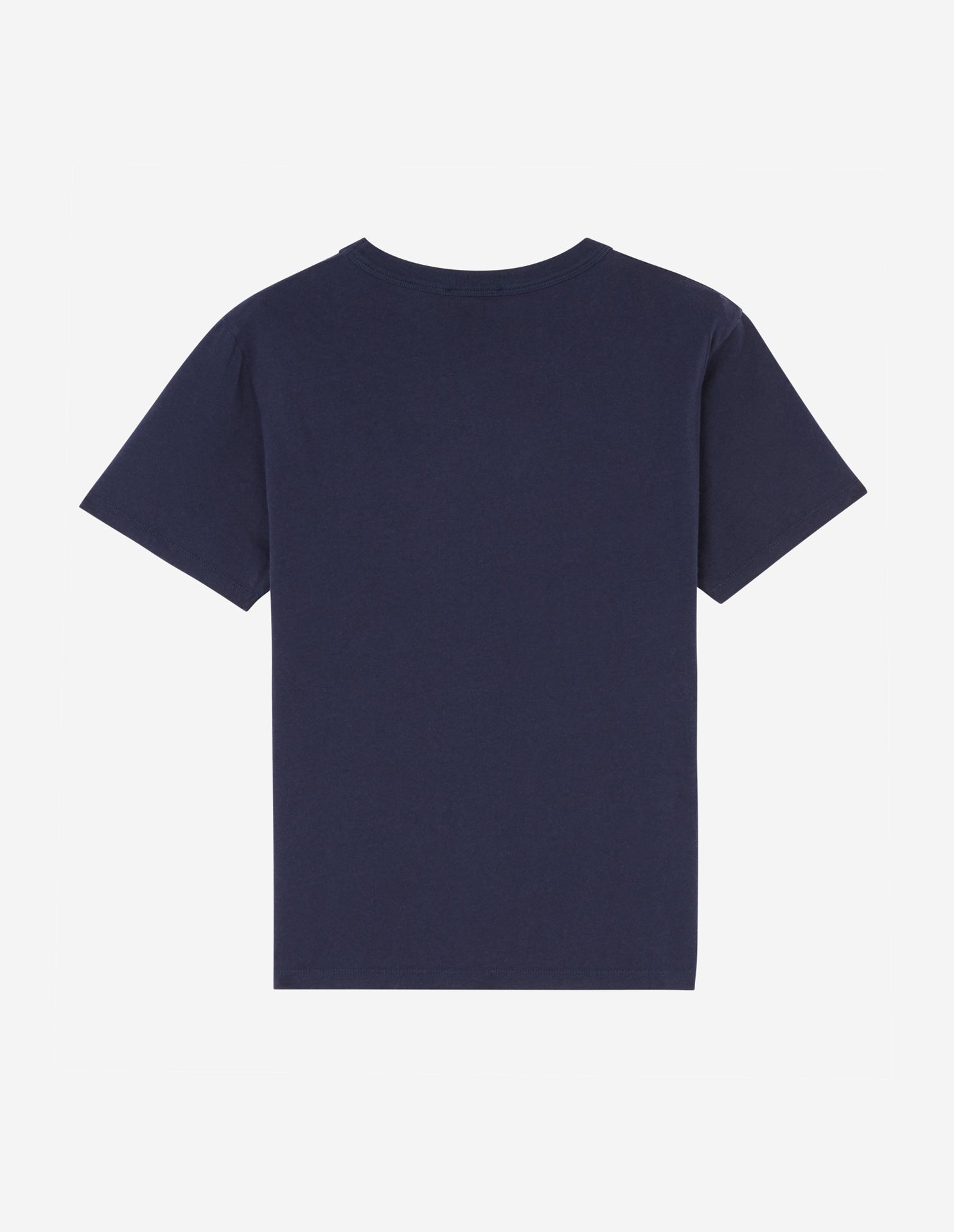 T-shirt à col rond avec écusson - Navy