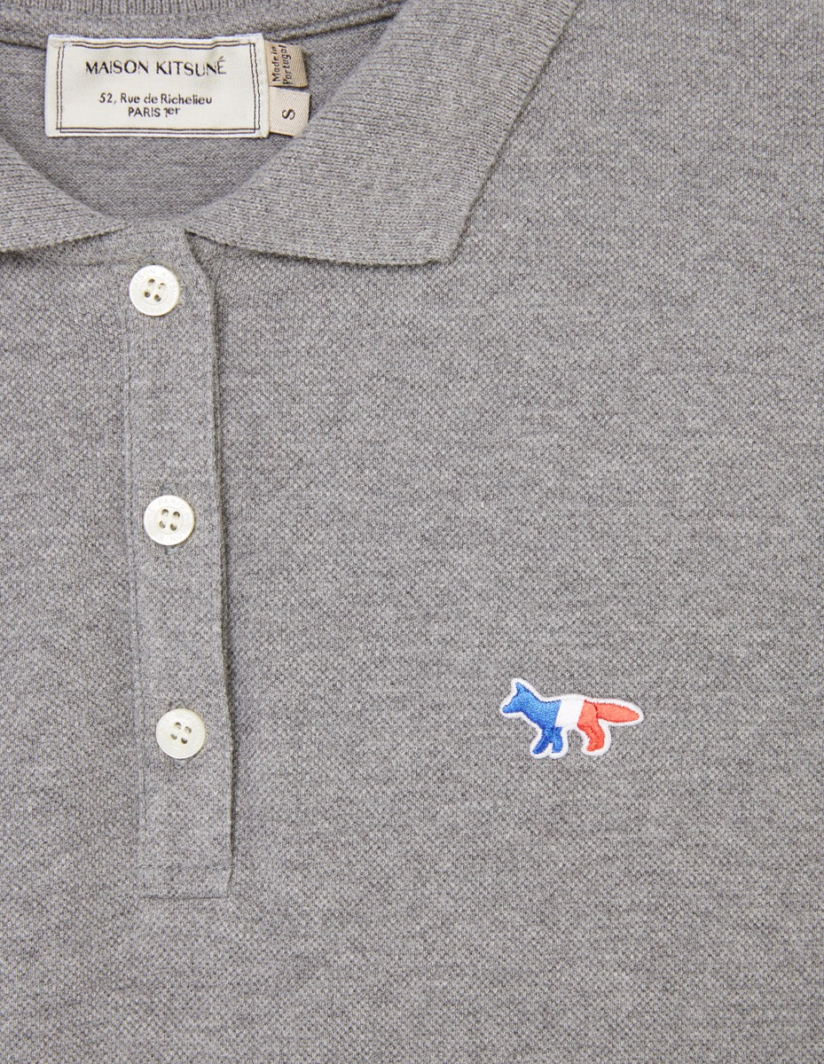 Polo avec écusson - Grey Melange