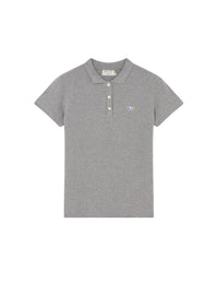 Polo avec écusson - Grey Melange