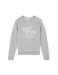 Sweatshirt à col rond Palais Royal avec inscription - Grey Melange