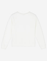 Sweatshirt à col rond Palais Royal avec inscription - Latte