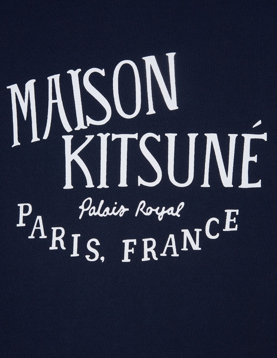 Sweatshirt à col rond Palais Royal avec inscription - Navy
