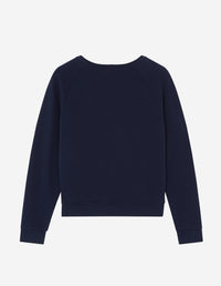Sweatshirt à col rond Palais Royal avec inscription - Navy
