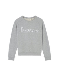 Sweat à col rond et manches longues raglan - Grey melange