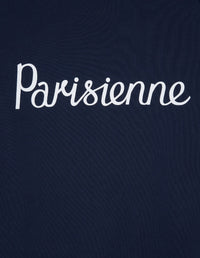 Sweatshirt Parisienne imprimé - Navy