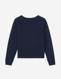 Sweatshirt Parisienne imprimé - Navy