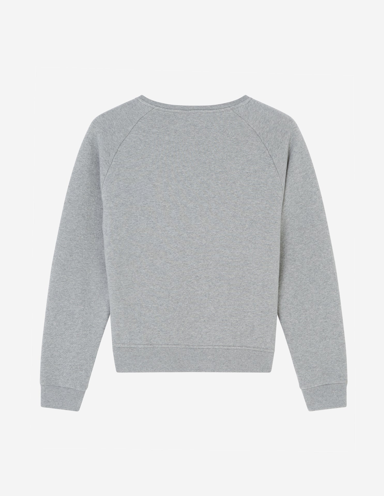 Sweatshirt à col rond et manches longues - Grey Melange