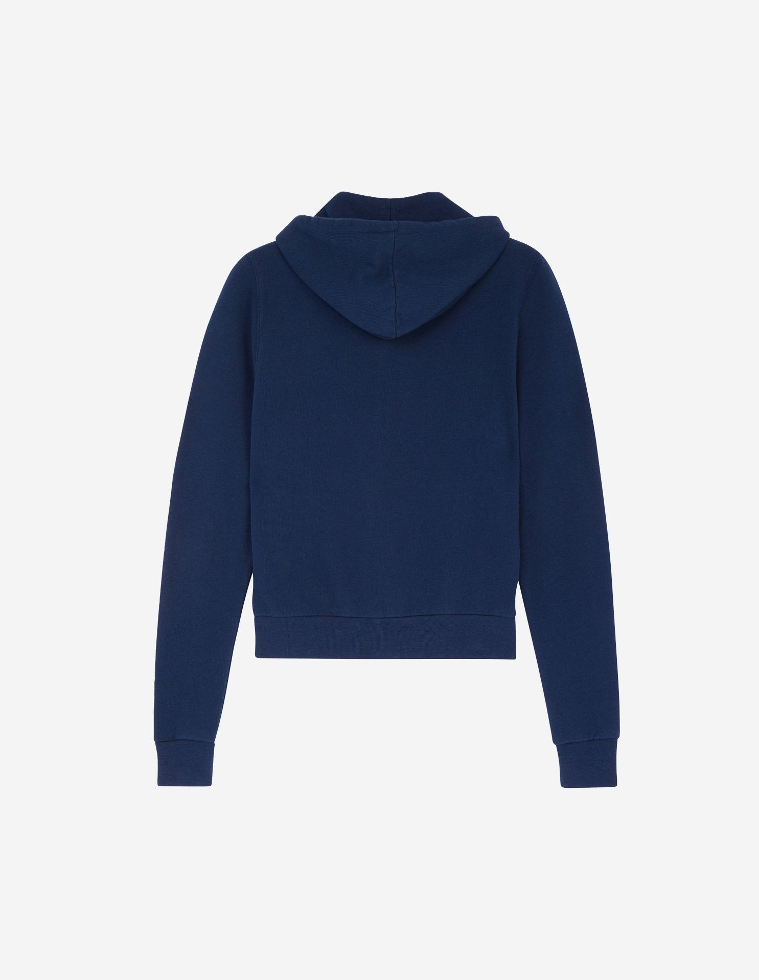 Sweat à capuche zippé avec écusson - Navy
