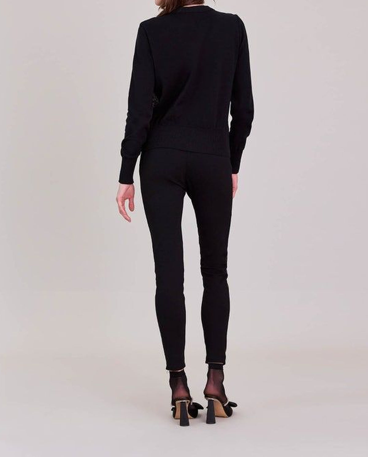 Azaleechev cotton cardigan - Black