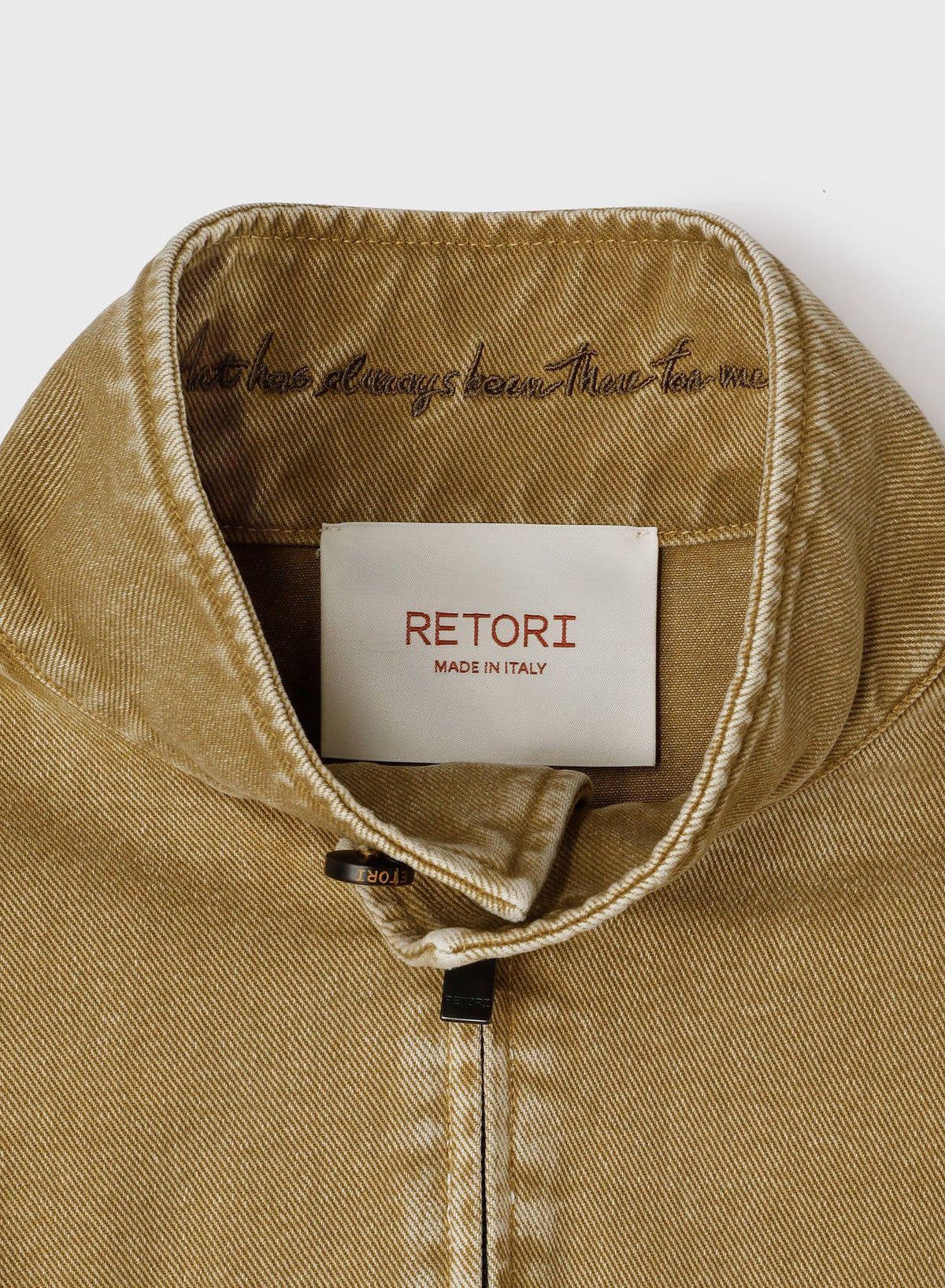 CAMEL DENIM BOMBER