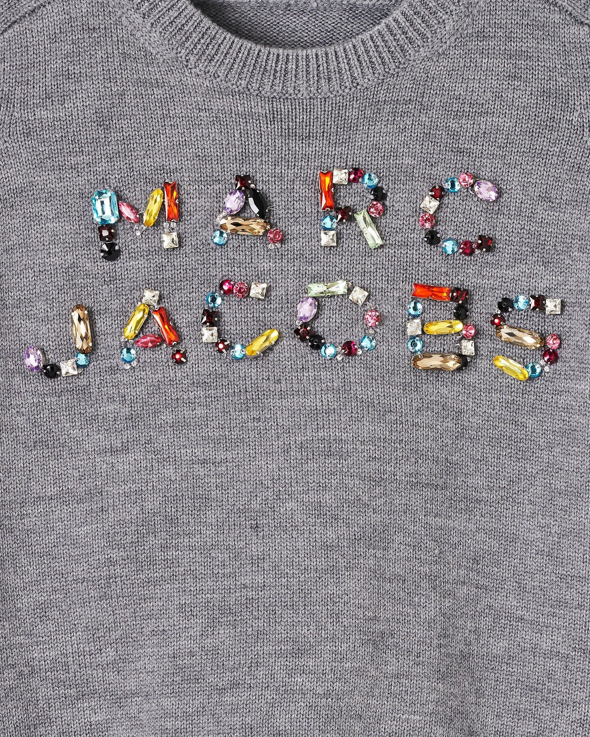 Pull Gem à logo brodé en laine - Silver Reflective