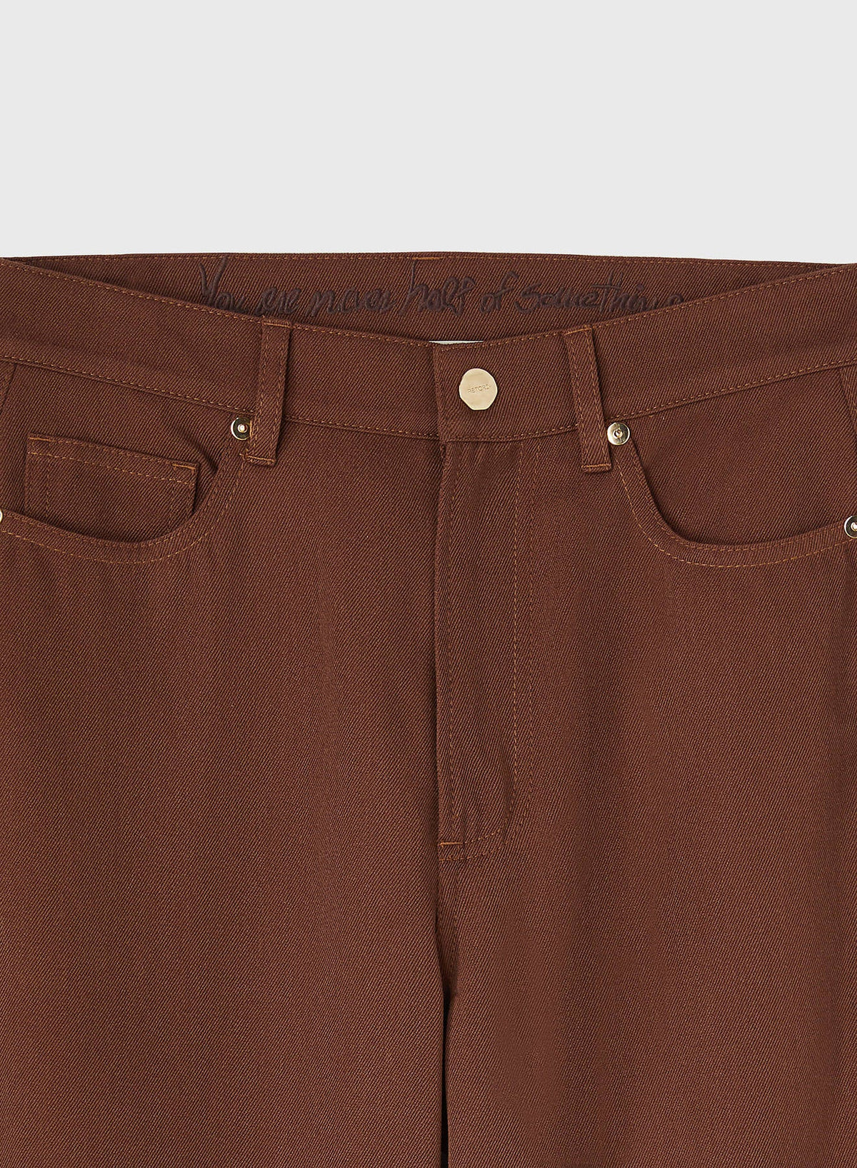 CLAY WIDE LEG DENIM PANTS (NR)