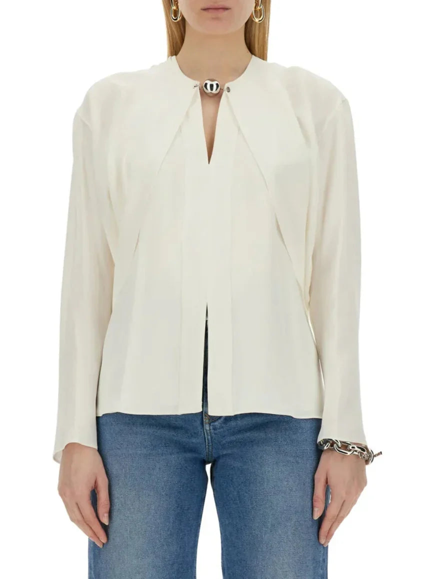 Blouse à manches longues - Coconut Milk