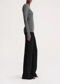 Pull côtelé en maille - Gun Metal