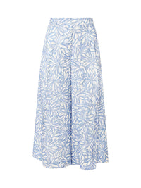 60€ / 0 sold //1 QTY / ST0%   Jupe culotte évasée - Print Blue Flowers