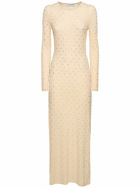 Robe longue effet seconde peau - Nude