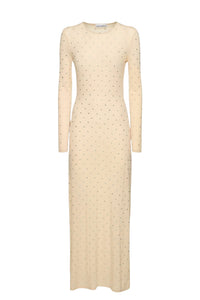 Second-skin-effect maxi dress - Nude