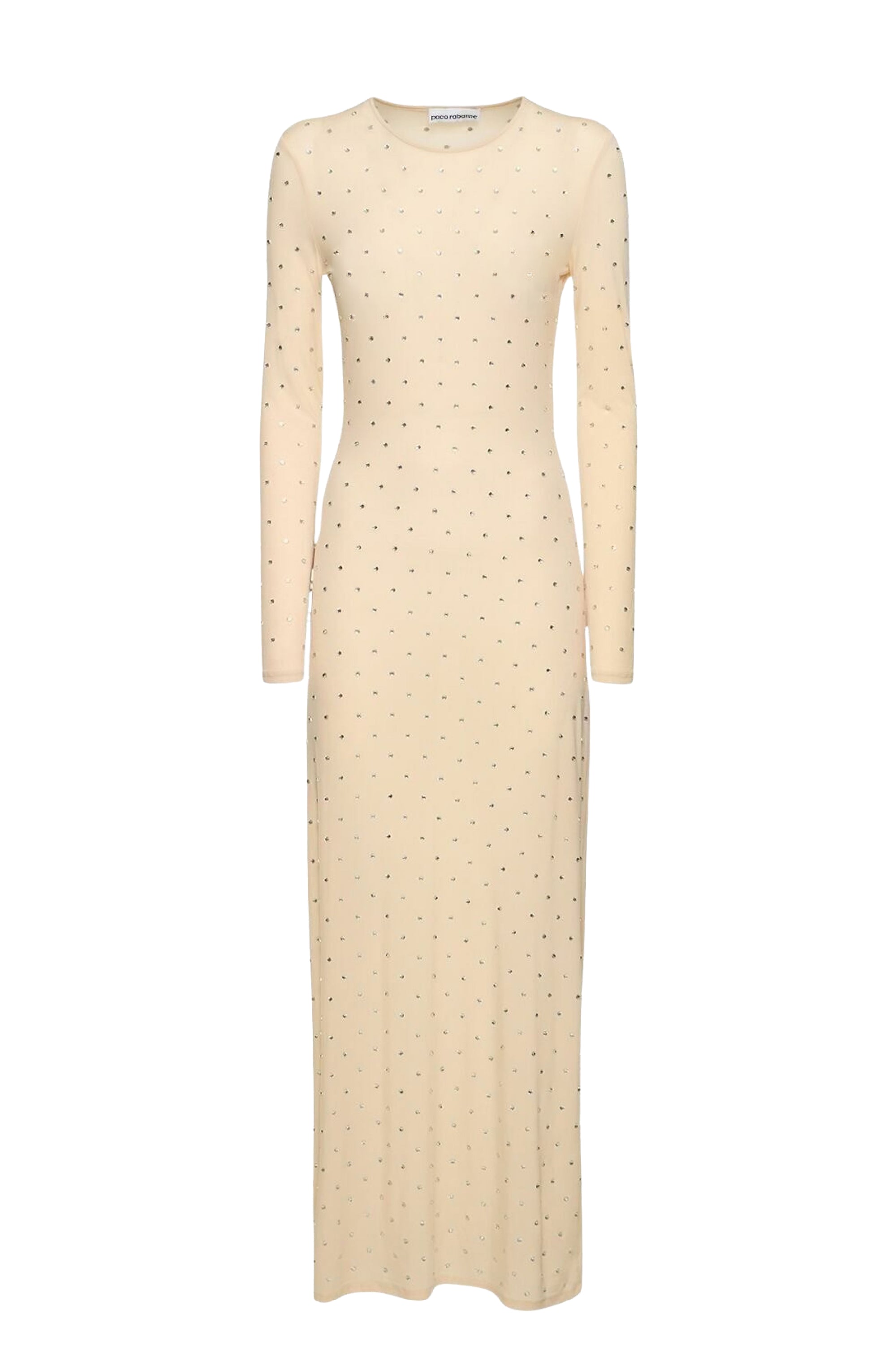 Second-skin-effect maxi dress - Nude