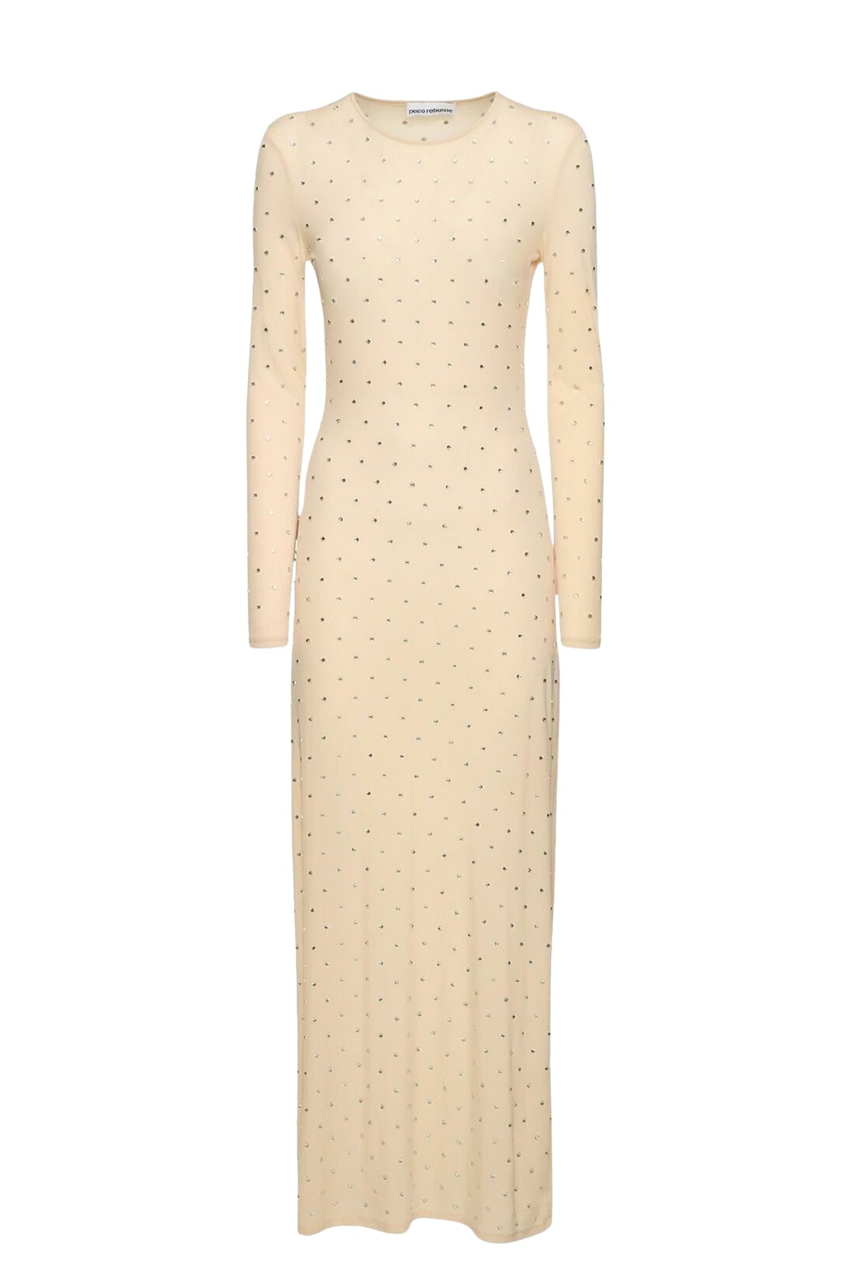 Robe longue effet seconde peau - Nude