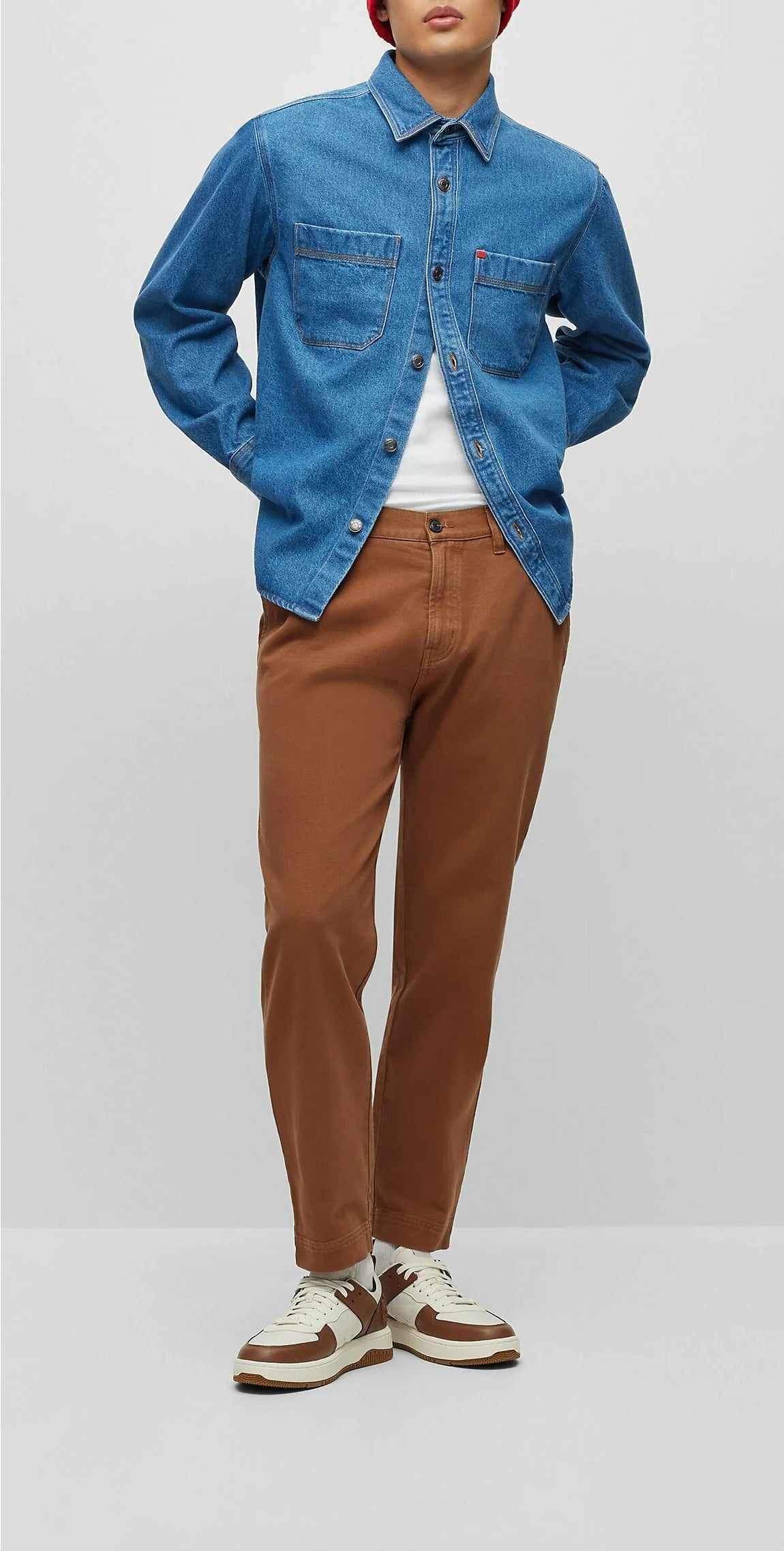 RUST & COPPER // CASUAL TROUSERS ZEEBO233D