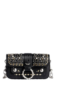 Sac Kate Wallet Bijou en cuir - Noir
