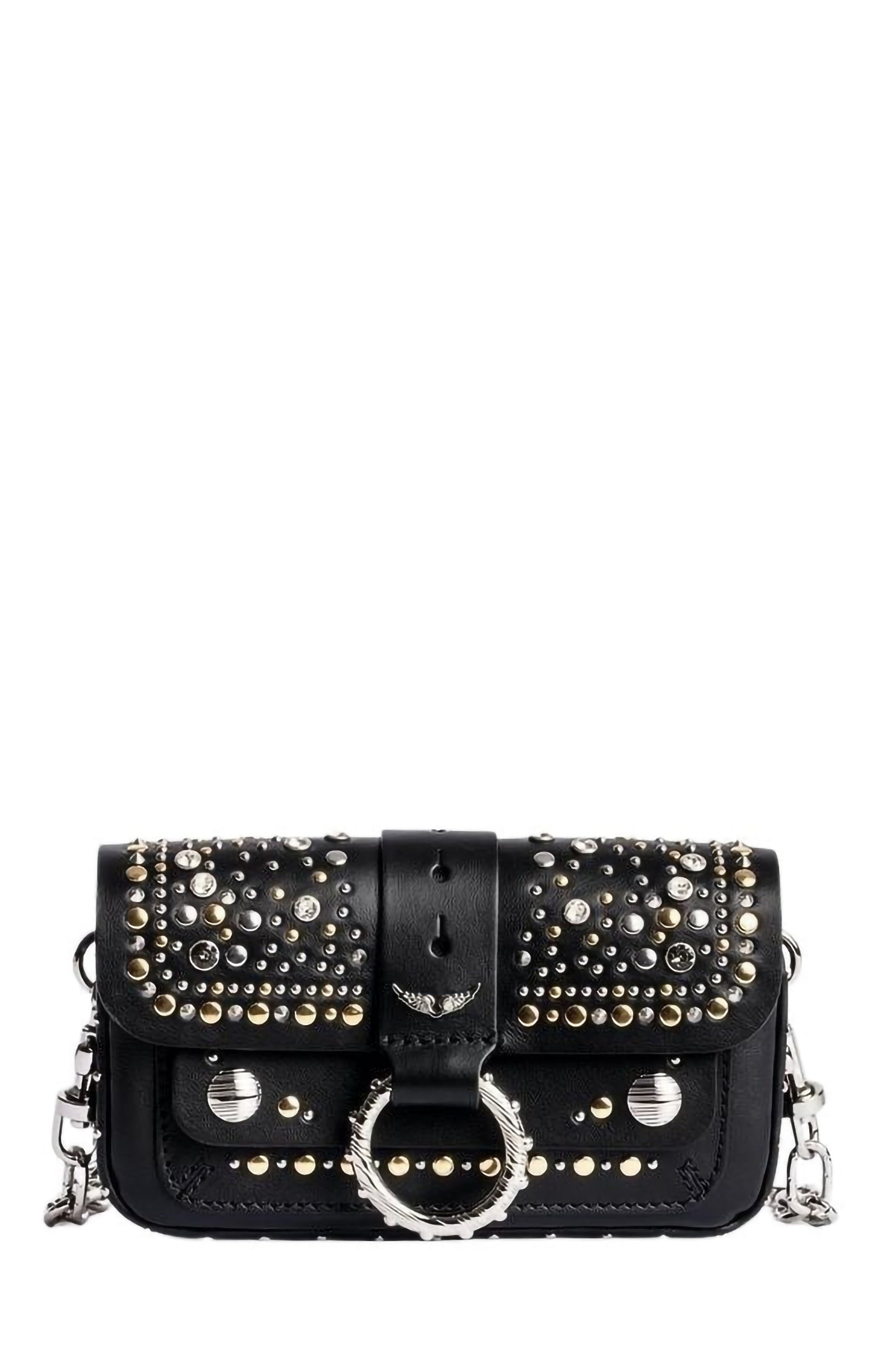 Sac Kate Wallet Bijou en cuir - Noir