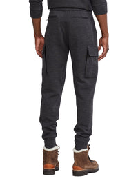 Pantalon de jogging cargo en laine - Charcoal Melange