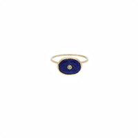 Bague Oeil en or jaune avec diamant - Lazuli