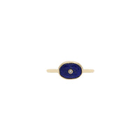 Bague Oeil en or jaune avec diamant - Lazuli