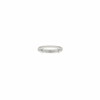 Bague double en or blanc - Or blanc