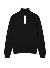 BLACK // black illusion top