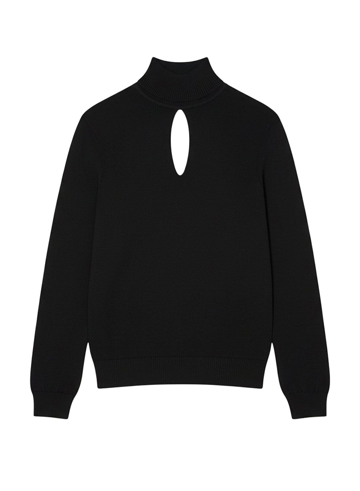 BLACK // black illusion top
