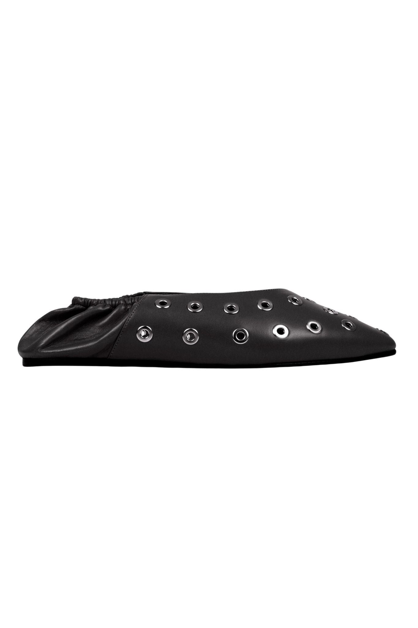 Ballerines Charlotte en cuir - Noir
