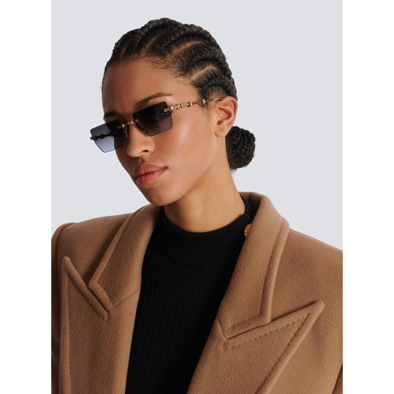 Gold Matte Black Black FIXE II Lunettes de soleil