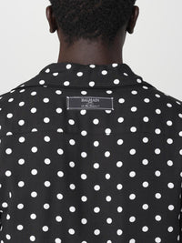 Chemise à pois - Noir & Blanc