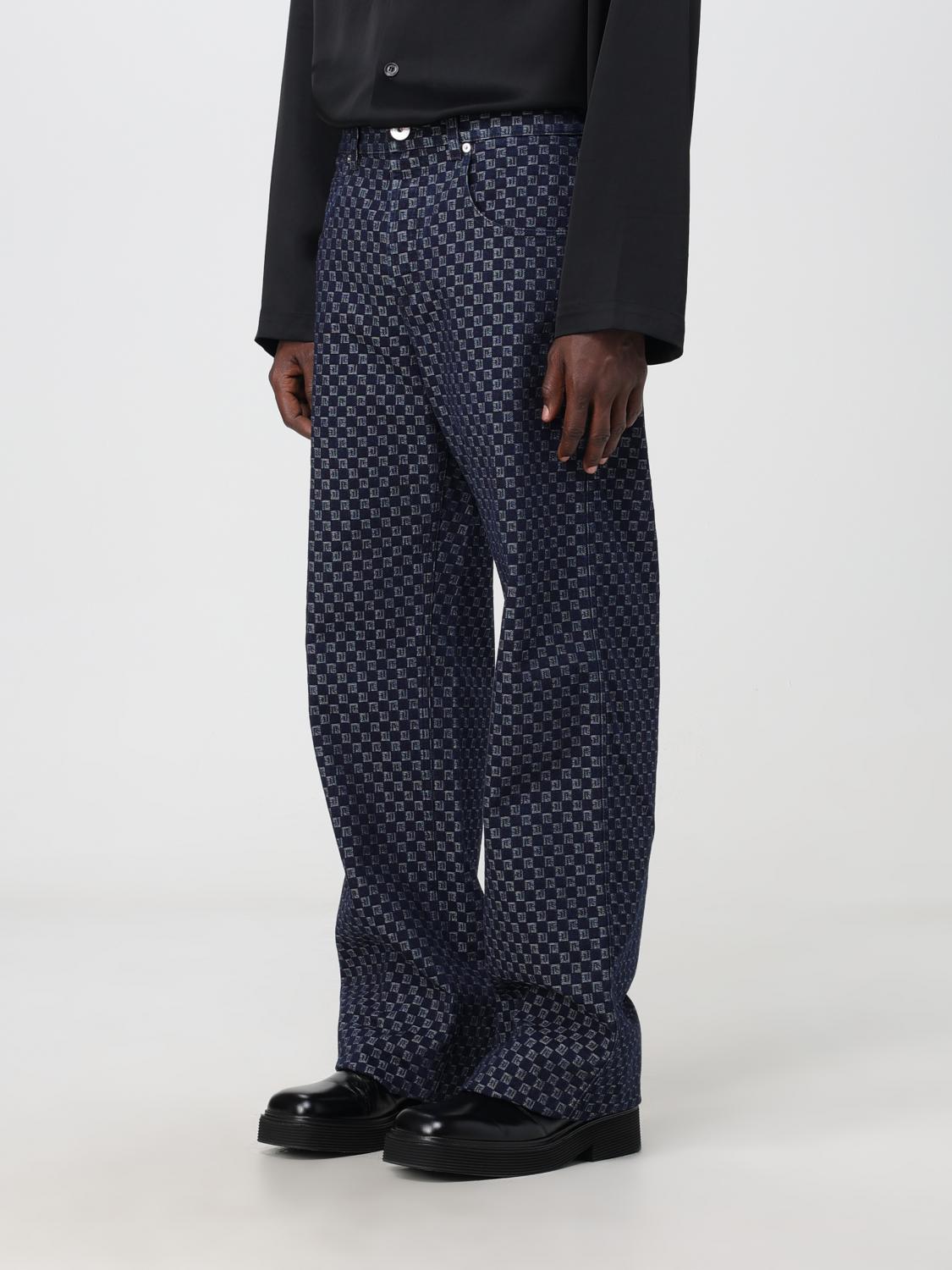 Loose-fit denim trousers - Raw Denim Blue & Denim Blue