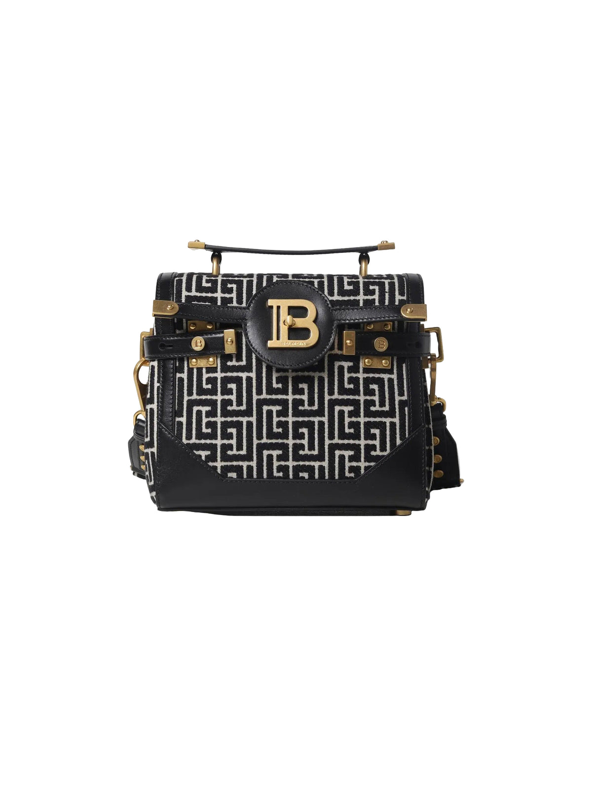 Sac B-Buzz 23 en jacquard - Ivoire & Noir