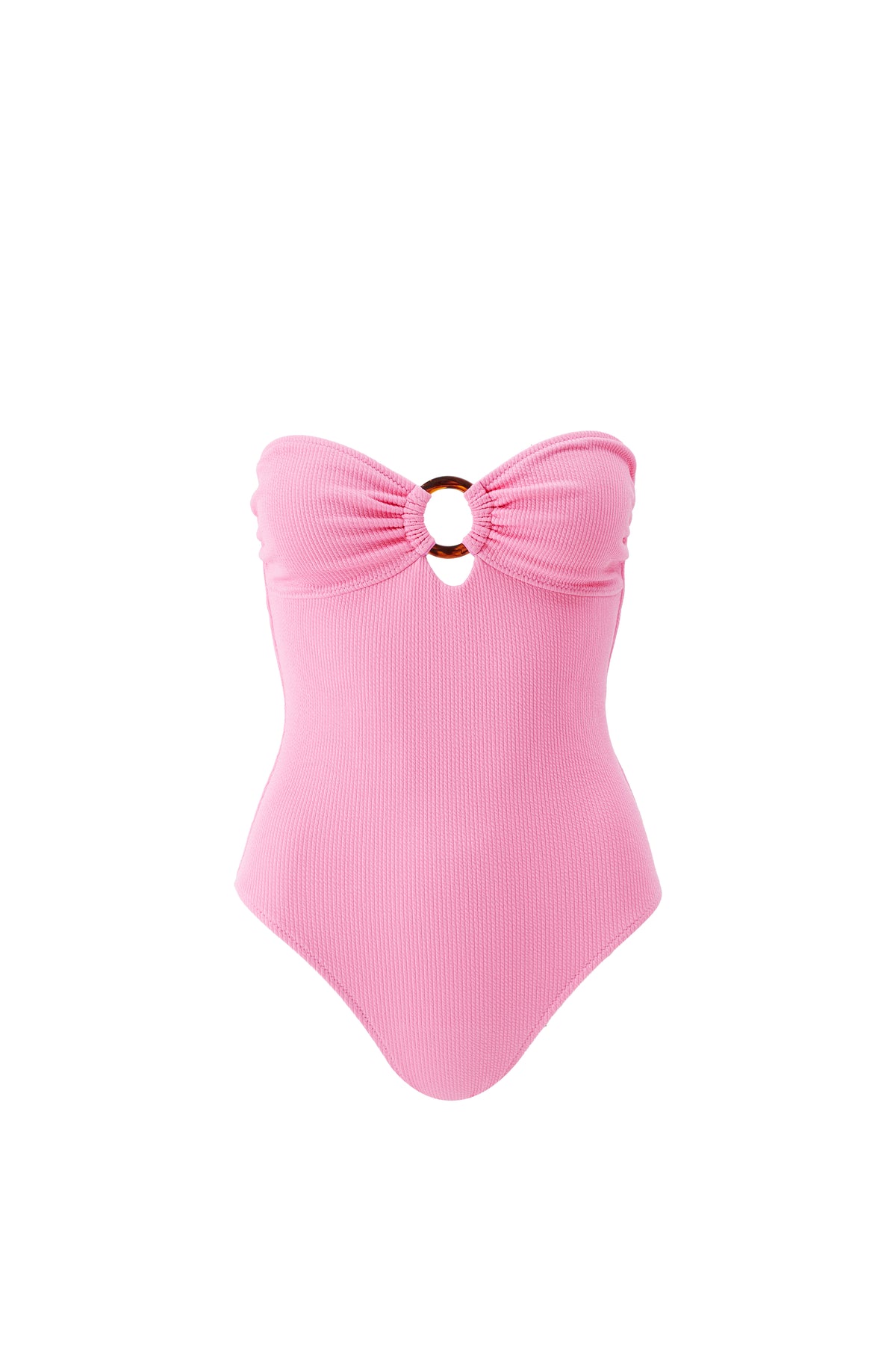 Maillot une pièce bandeau Barbuda - Pink Ridges
