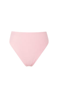 Bas de bikini taille haute Rosier - Rose